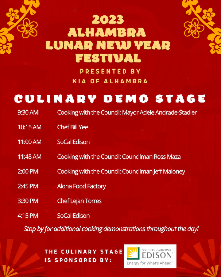 Jan 26 Culinary Stage